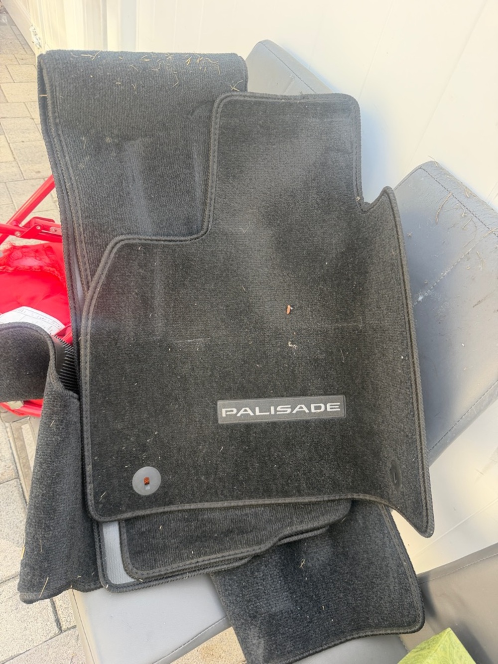 Hyundai Palisade Black Carpet Floor Mats